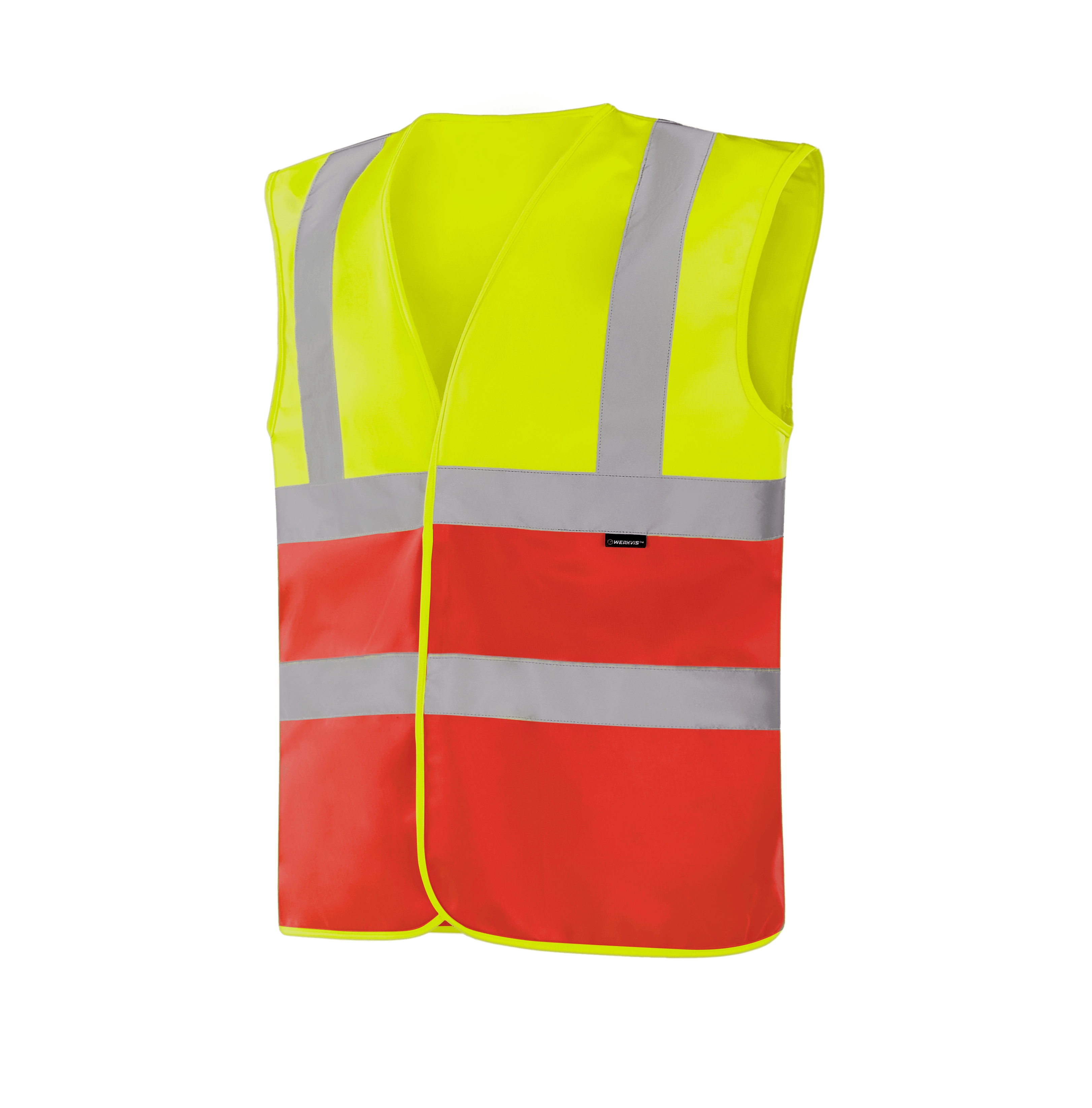 WV203 SAARBRUCKEN hi-vis yellow-red vest, other colors meet EN ISO 20471 Class 1
